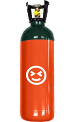 Баллон с газом закись азота или веселящий газ N2O различнйо емкости купить в Москве круглосуточно недорого доставка обмен на полные с небольшой доплатой гарантия качества в Москве